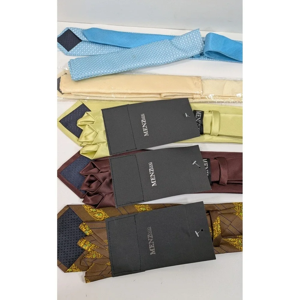 Lot of 5 MENZ GGG Necktie Excellent Condition Artistically Designed